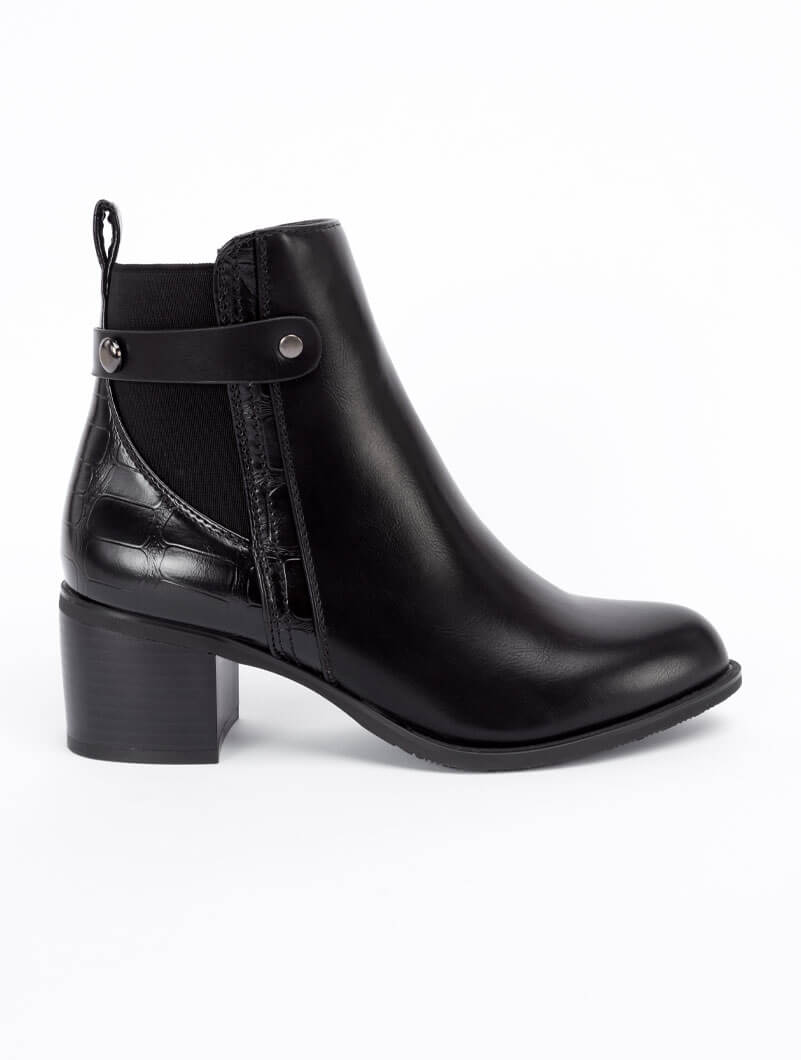 Bottines à demi-talon